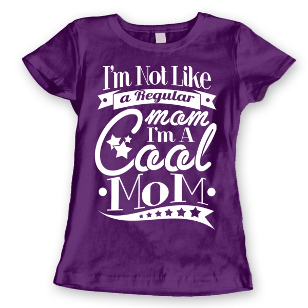 I-039-m-A-Cool-Mom-Funny-Mean-Girls-Humor-Movie-Purple-Basic-Women-039-s-T-Shirt